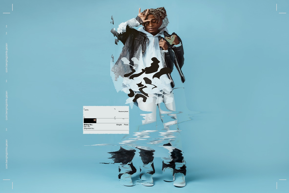 PS像素拉伸扭曲扫描效果插件 GhostScan Photoshop Extension