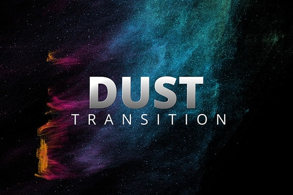 AE粉尘粒子消散溶解转场过渡特效插件 Dust Transition V1.0.2 Win