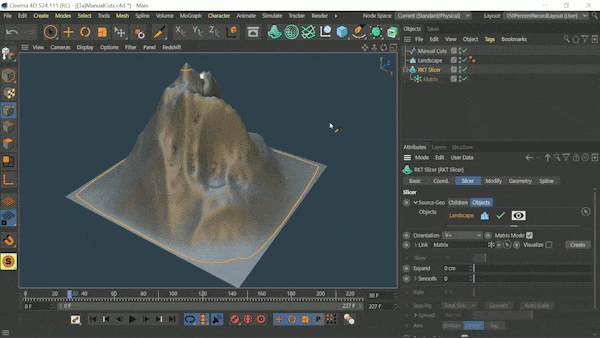 C4D模型切片切割插件 RocketLasso Slicer v1.03 For Cinema 4D R20-2025 Win