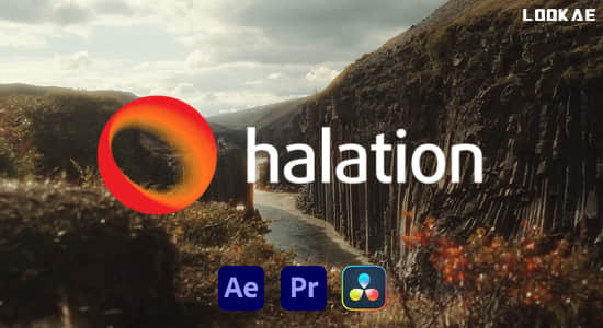 AE/PR模拟电影氛围胶片光晕特效插件 FilmConvert Halation V1.03 Win