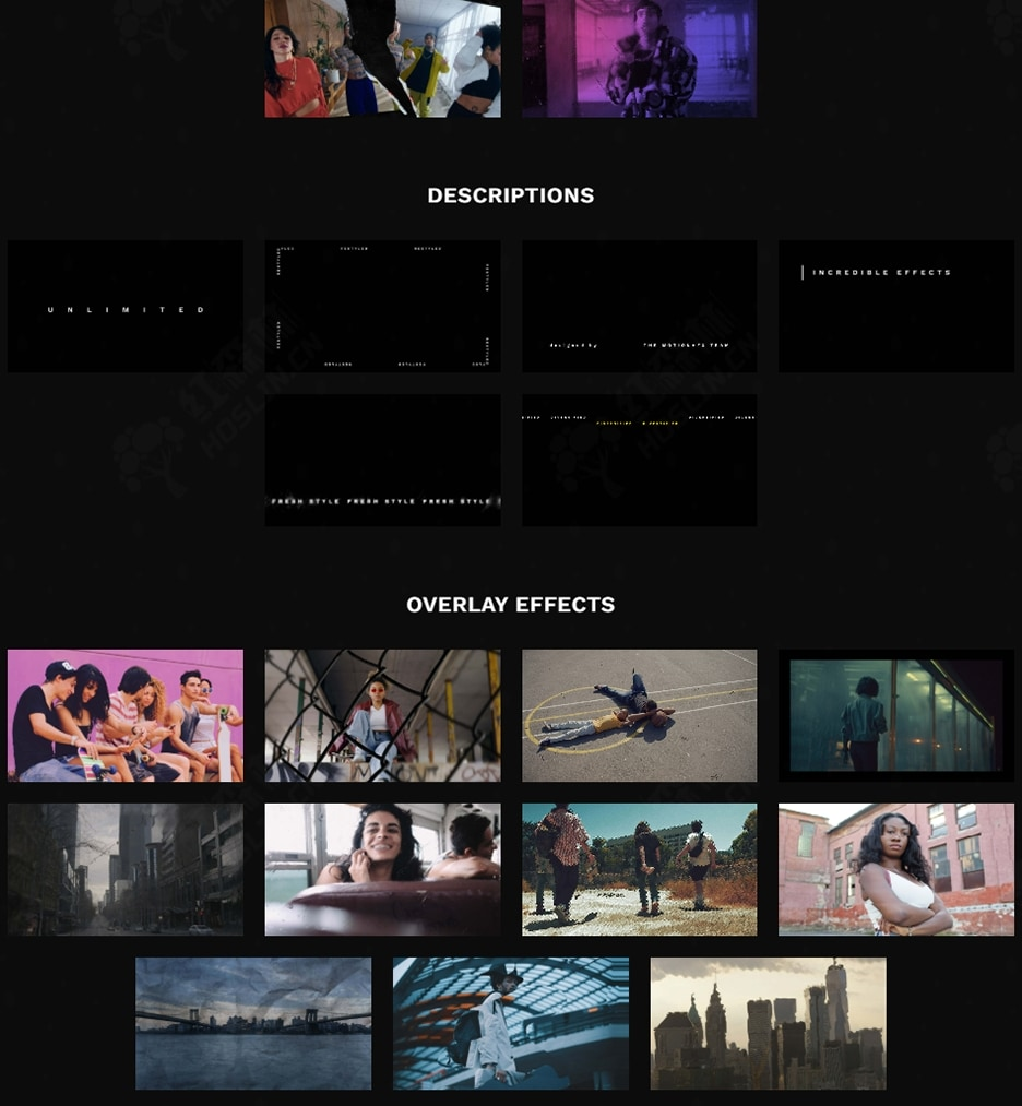 达芬奇简约文字标题字幕动画预设插件 mHelloDV
