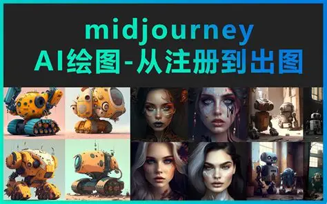 Midjourney入门到精通 AI绘图作画教学 手把手教会AI绘画【905MB】