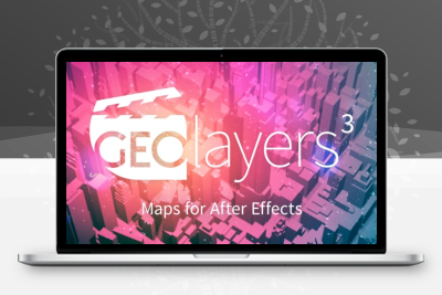 AE真实地图路径绘制动画脚本 Aescripts GEOlayers 3 V1.14.0附使用教程