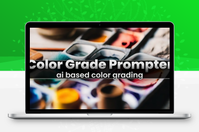 AE/PR基于图片文字标题智能视频调色插件 Aescripts Color Grade Prompter V1.4.2 Win/Mac