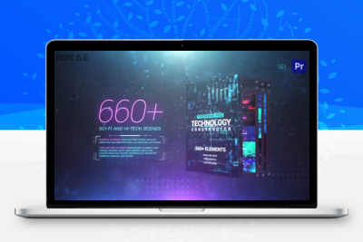 AE+PR脚本预设-660组高科技场景HUD元素数据线条UI界面动画V2.5 破解版