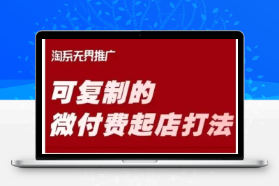 带你掌握可复制的微付费起店打法