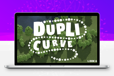 Blender路径模型分布3D建模动画插件 Dupli-Curve v3.6.0